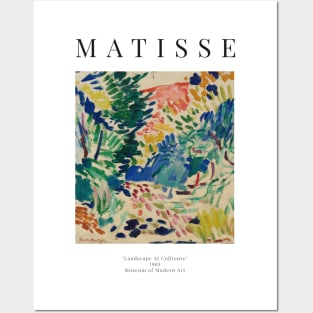 Henri Matisse - Landscape At Collioure - Exhibition Poster Poster Posters and Art